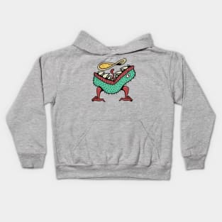 Pizza Monster Kids Hoodie